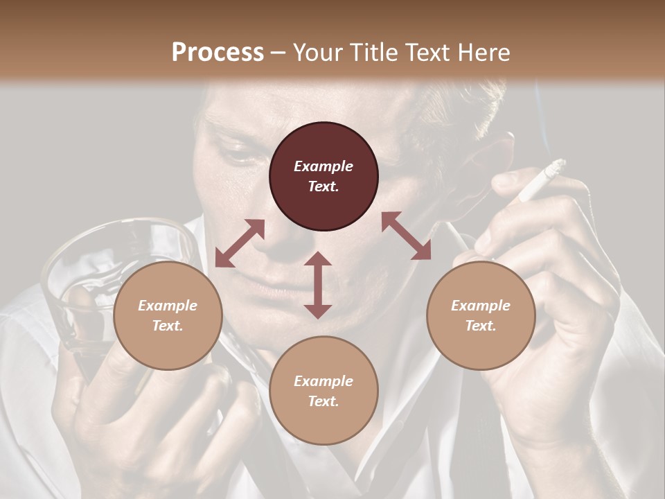 Style Sad Guy PowerPoint Template