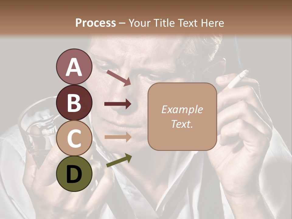 Style Sad Guy PowerPoint Template