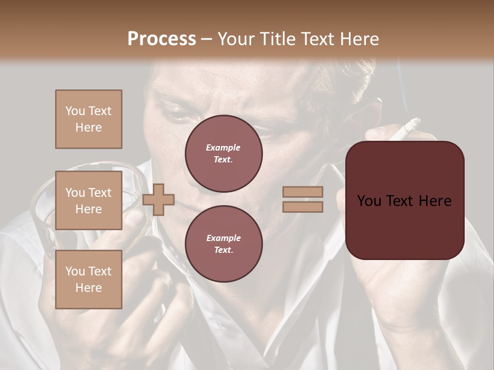 Style Sad Guy PowerPoint Template