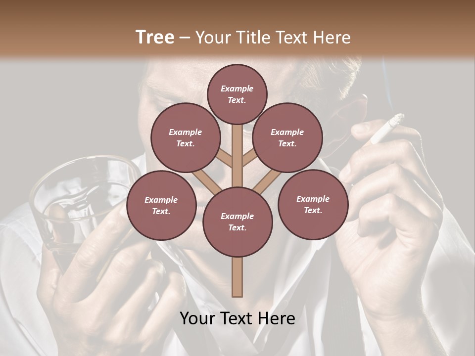 Style Sad Guy PowerPoint Template