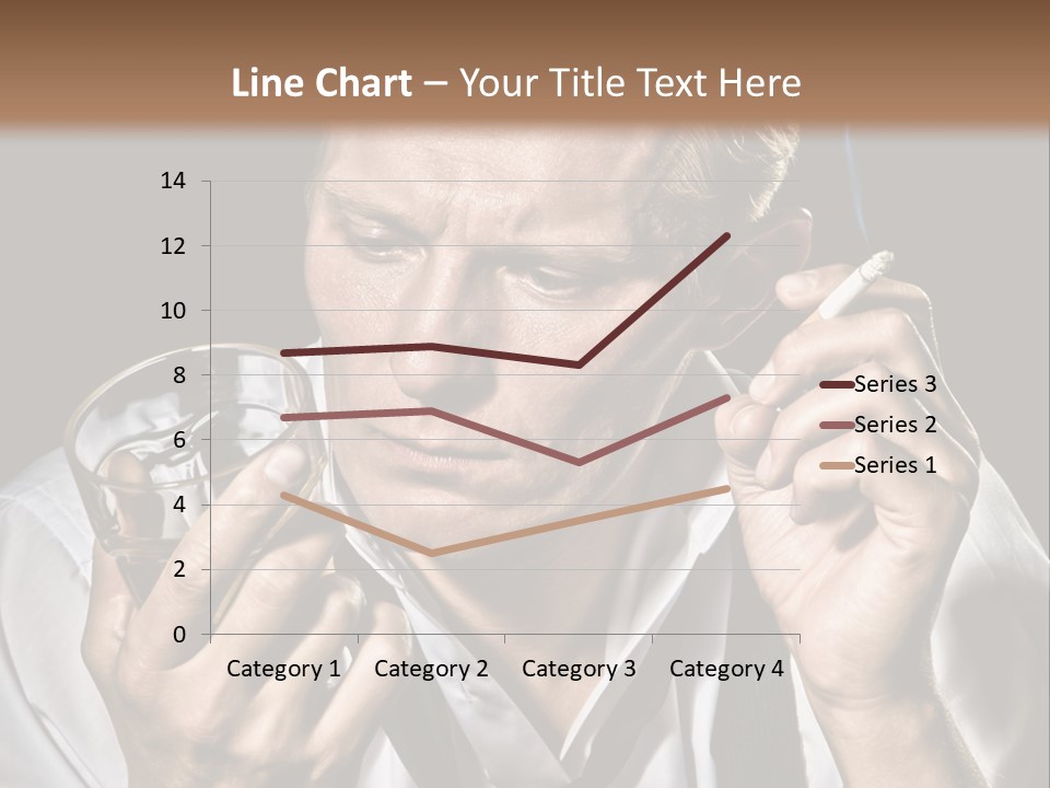 Style Sad Guy PowerPoint Template
