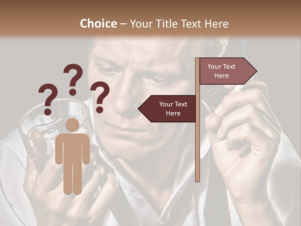 Style Sad Guy PowerPoint Template