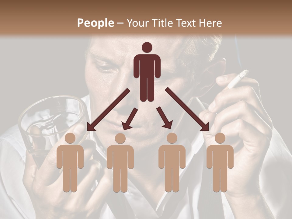 Style Sad Guy PowerPoint Template