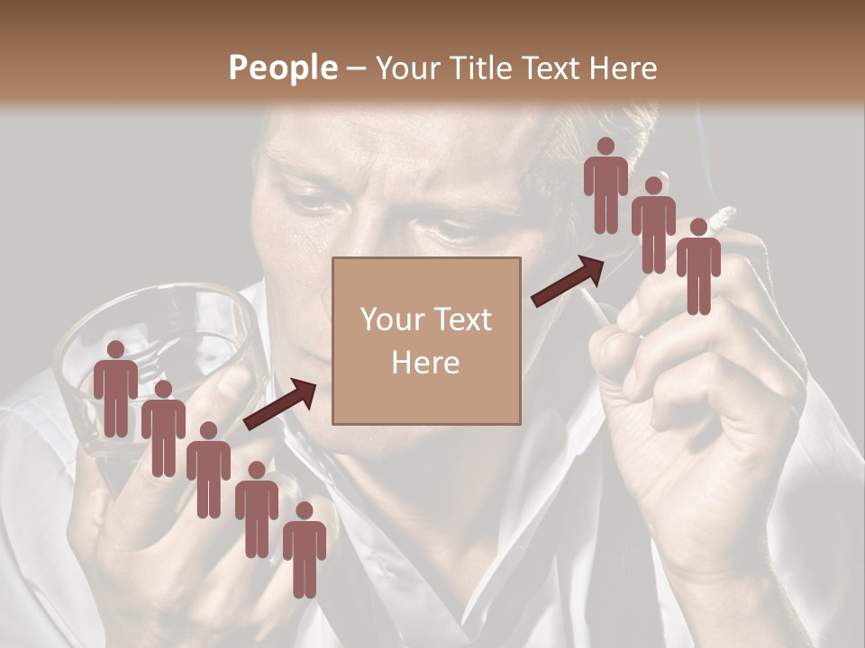 Style Sad Guy PowerPoint Template