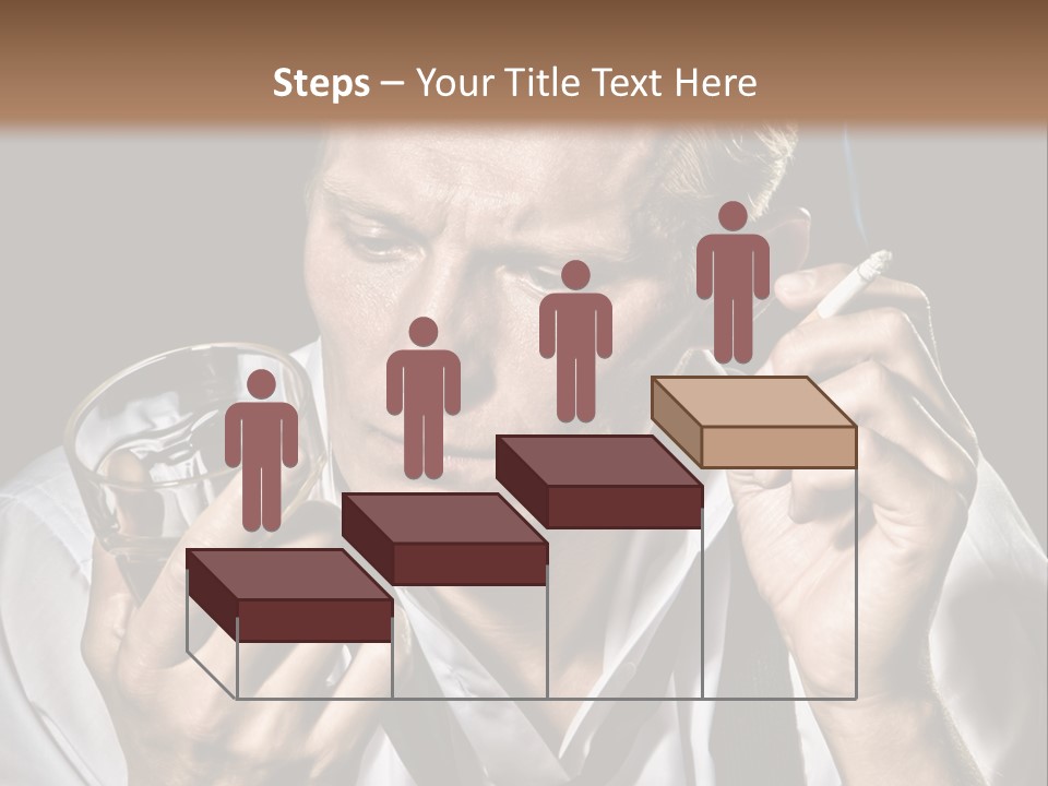 Style Sad Guy PowerPoint Template