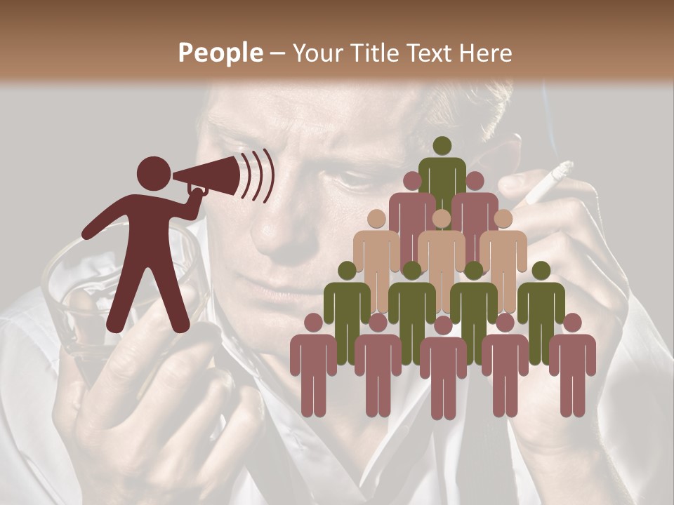 Style Sad Guy PowerPoint Template