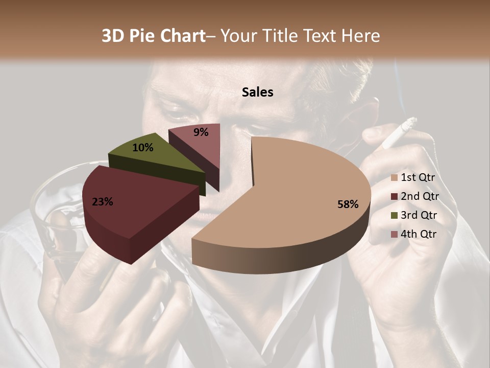 Style Sad Guy PowerPoint Template