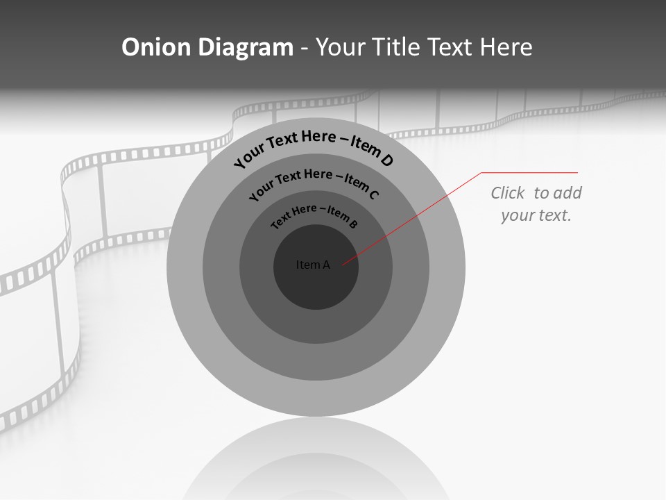 Attractive Female Person PowerPoint Template