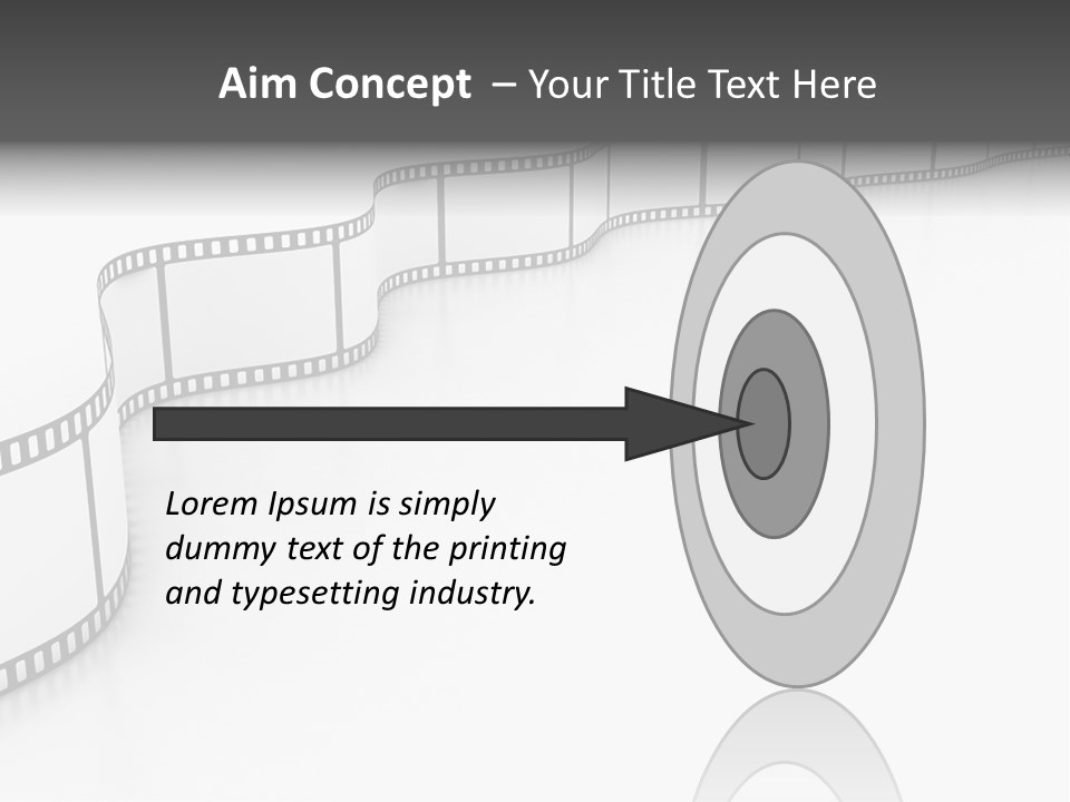 Attractive Female Person PowerPoint Template