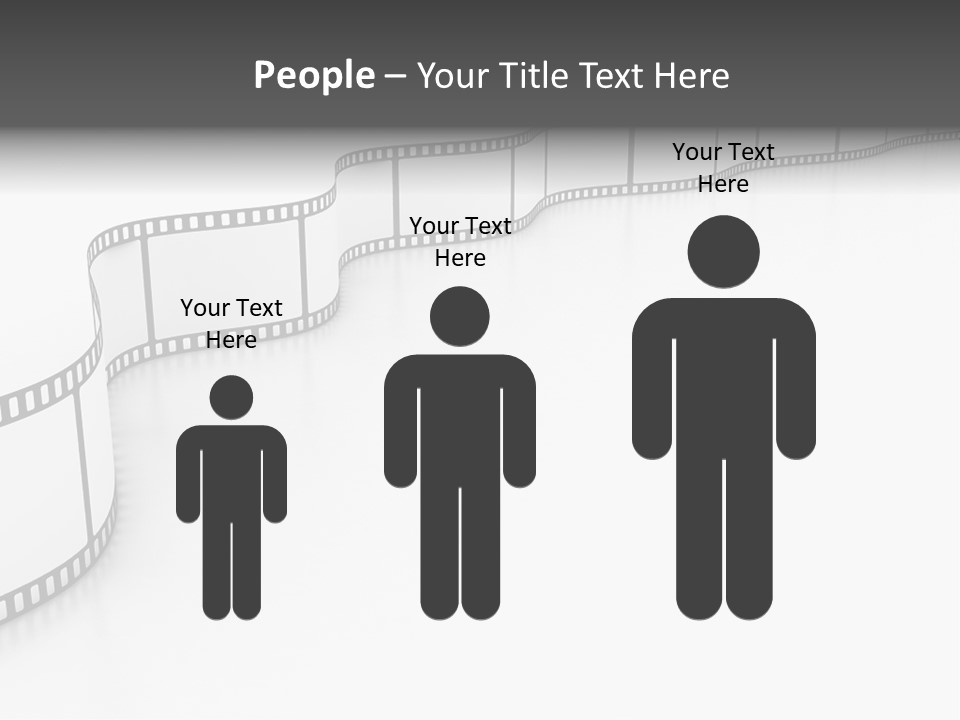 Attractive Female Person PowerPoint Template