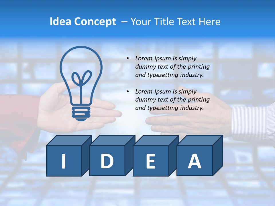 Conceptual Social Technology PowerPoint Template