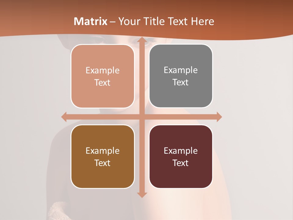 Adult Tan Female PowerPoint Template