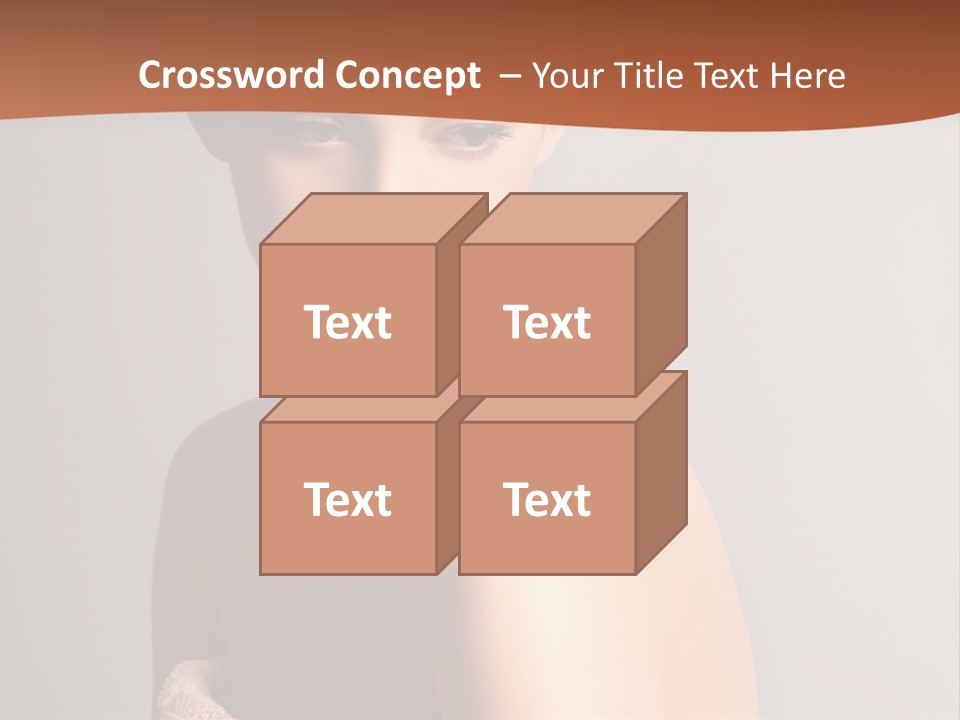 Adult Tan Female PowerPoint Template