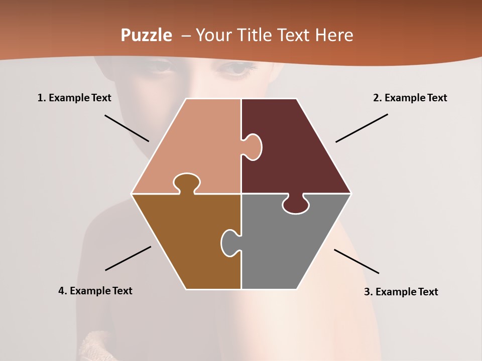 Adult Tan Female PowerPoint Template