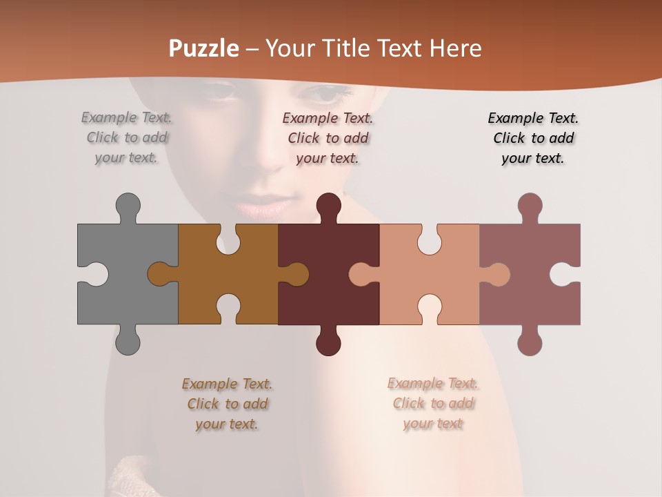 Adult Tan Female PowerPoint Template