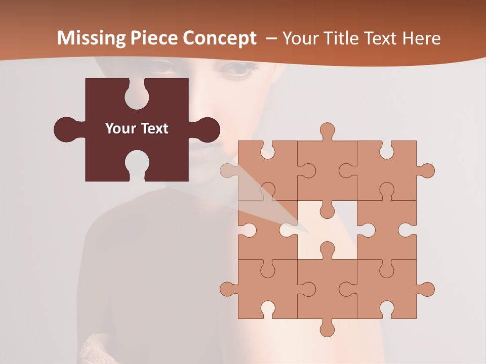 Adult Tan Female PowerPoint Template