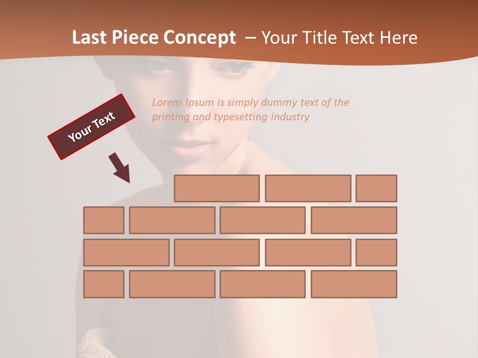 Adult Tan Female PowerPoint Template