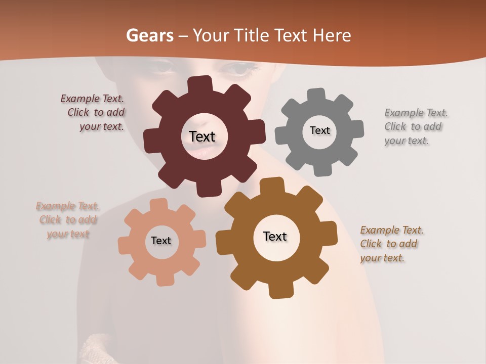 Adult Tan Female PowerPoint Template