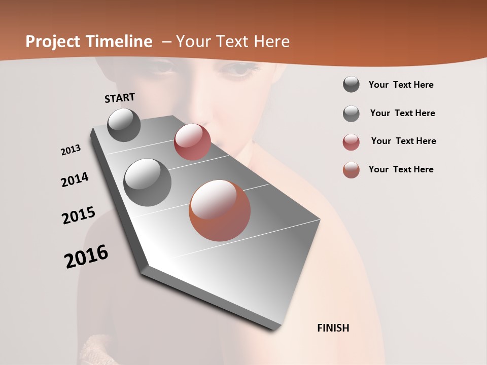 Adult Tan Female PowerPoint Template