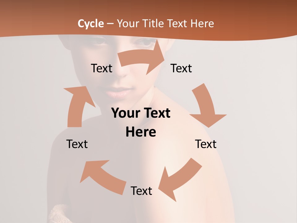 Adult Tan Female PowerPoint Template