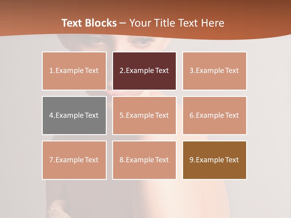 Adult Tan Female PowerPoint Template