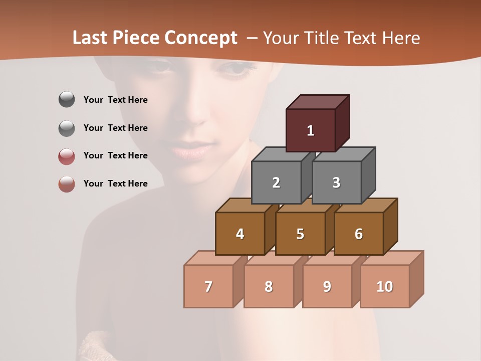 Adult Tan Female PowerPoint Template