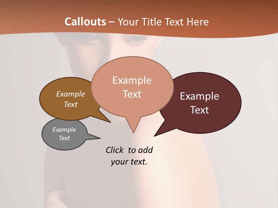 Adult Tan Female PowerPoint Template