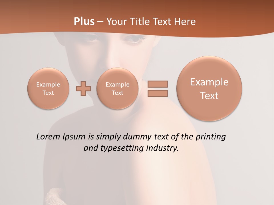 Adult Tan Female PowerPoint Template