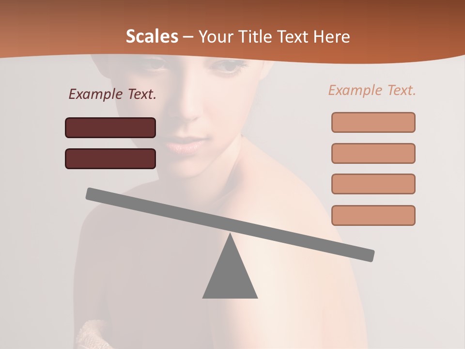 Adult Tan Female PowerPoint Template