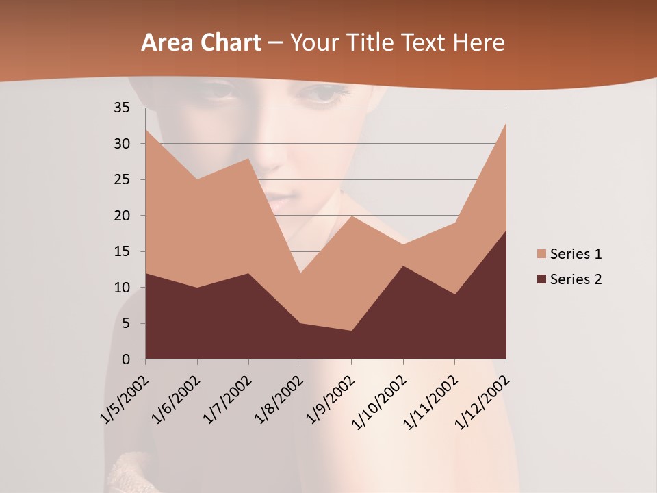 Adult Tan Female PowerPoint Template