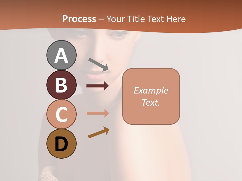 Adult Tan Female PowerPoint Template