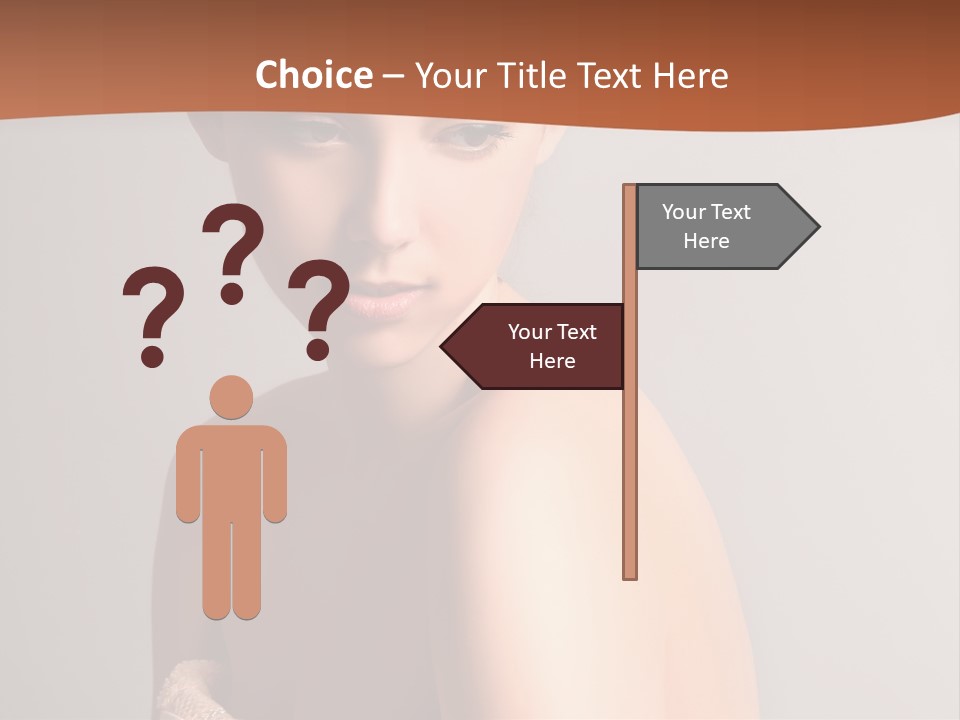 Adult Tan Female PowerPoint Template
