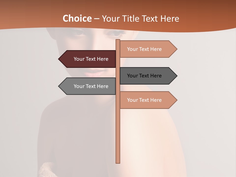 Adult Tan Female PowerPoint Template