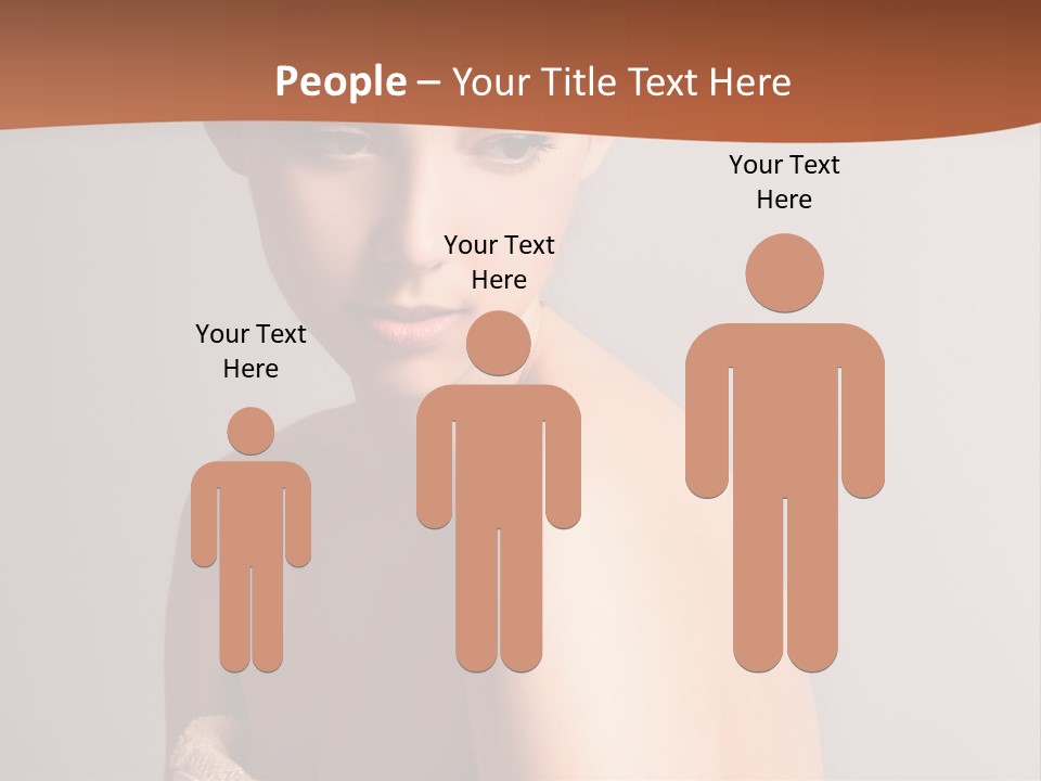 Adult Tan Female PowerPoint Template
