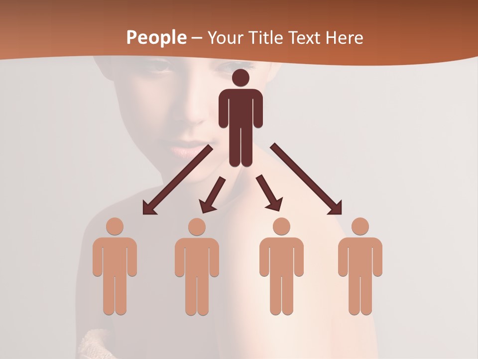 Adult Tan Female PowerPoint Template