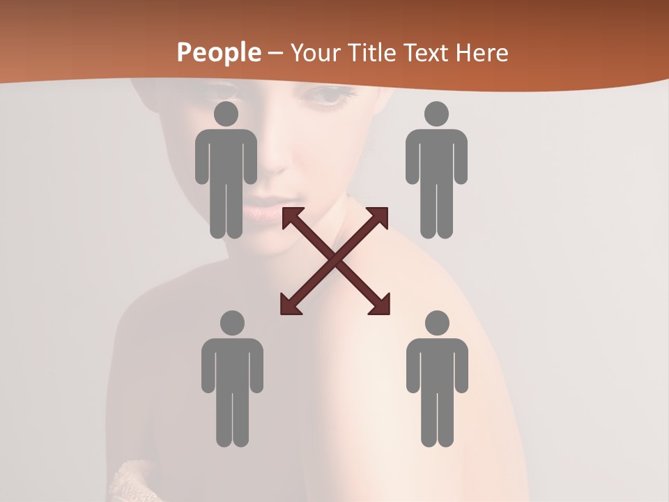 Adult Tan Female PowerPoint Template