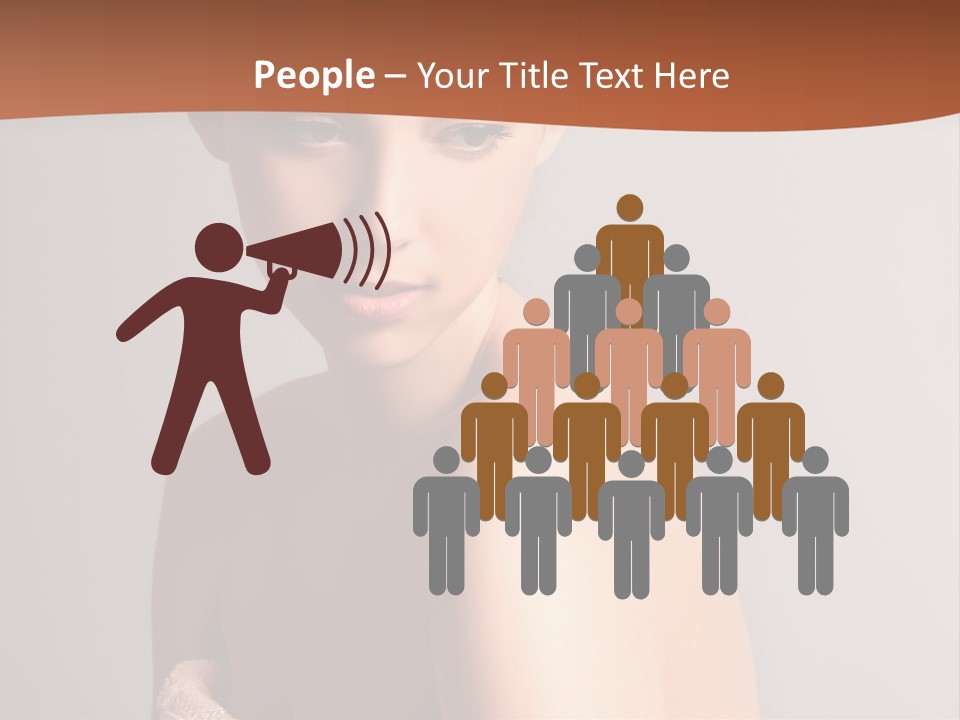 Adult Tan Female PowerPoint Template