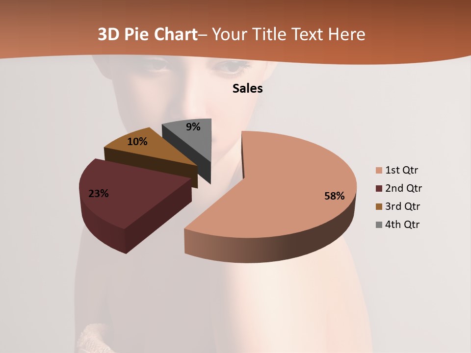 Adult Tan Female PowerPoint Template