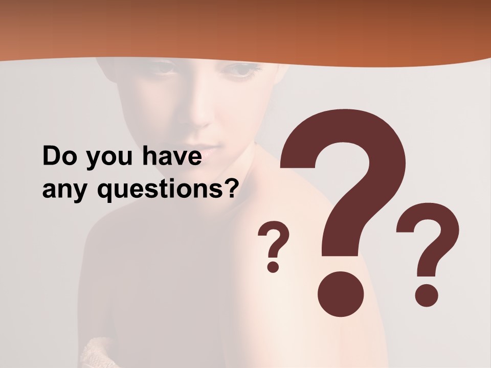 Adult Tan Female PowerPoint Template