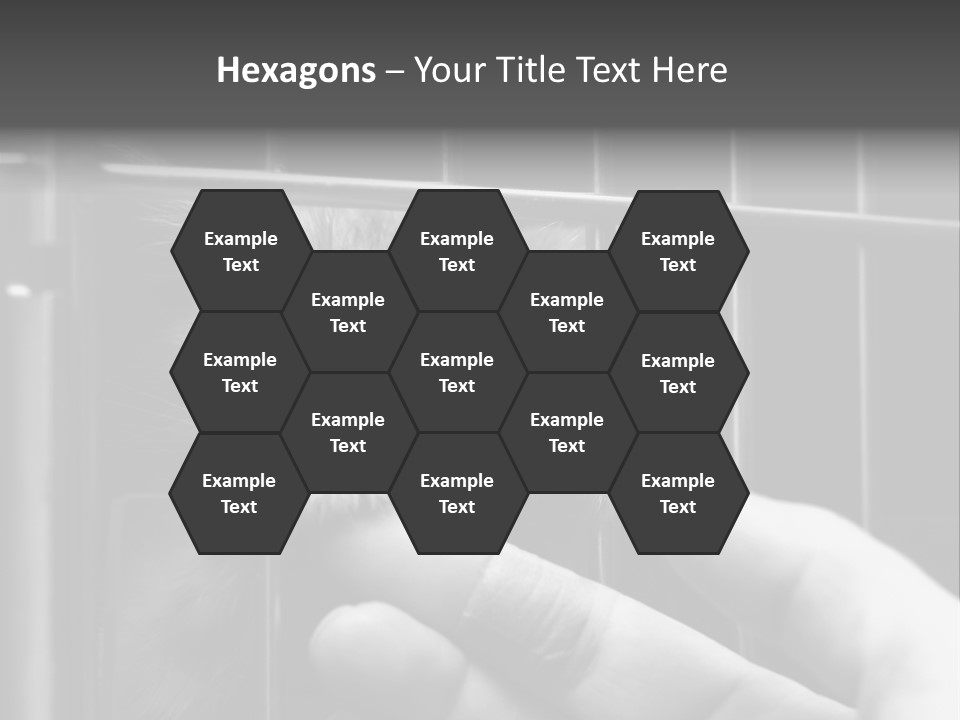 Fingers Alone Pet PowerPoint Template