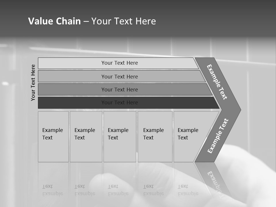 Fingers Alone Pet PowerPoint Template