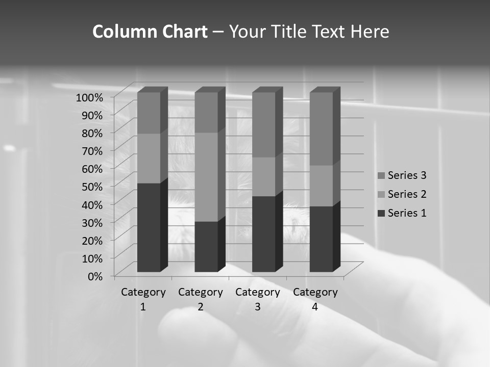 Fingers Alone Pet PowerPoint Template