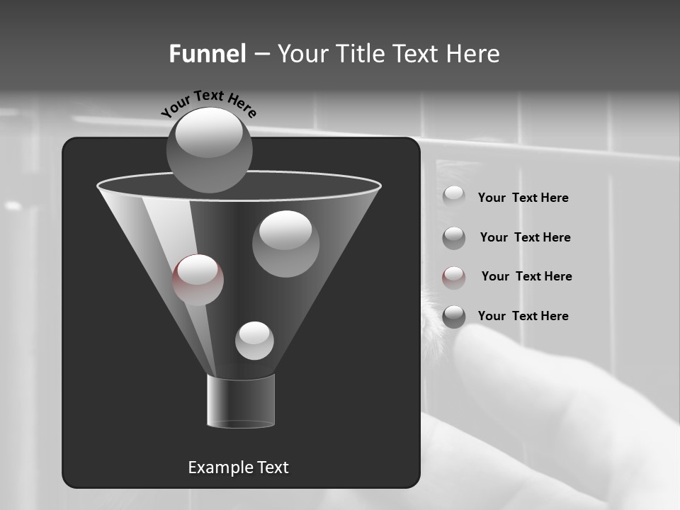 Fingers Alone Pet PowerPoint Template