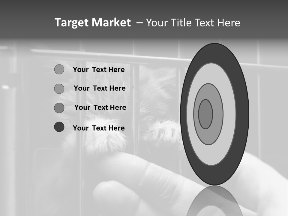 Fingers Alone Pet PowerPoint Template