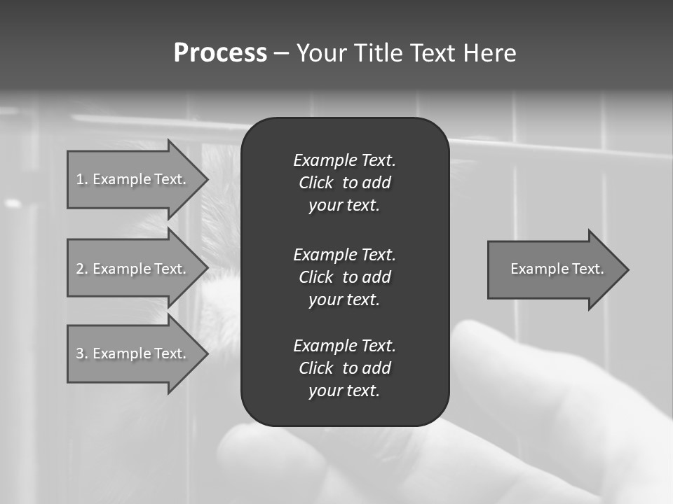 Fingers Alone Pet PowerPoint Template