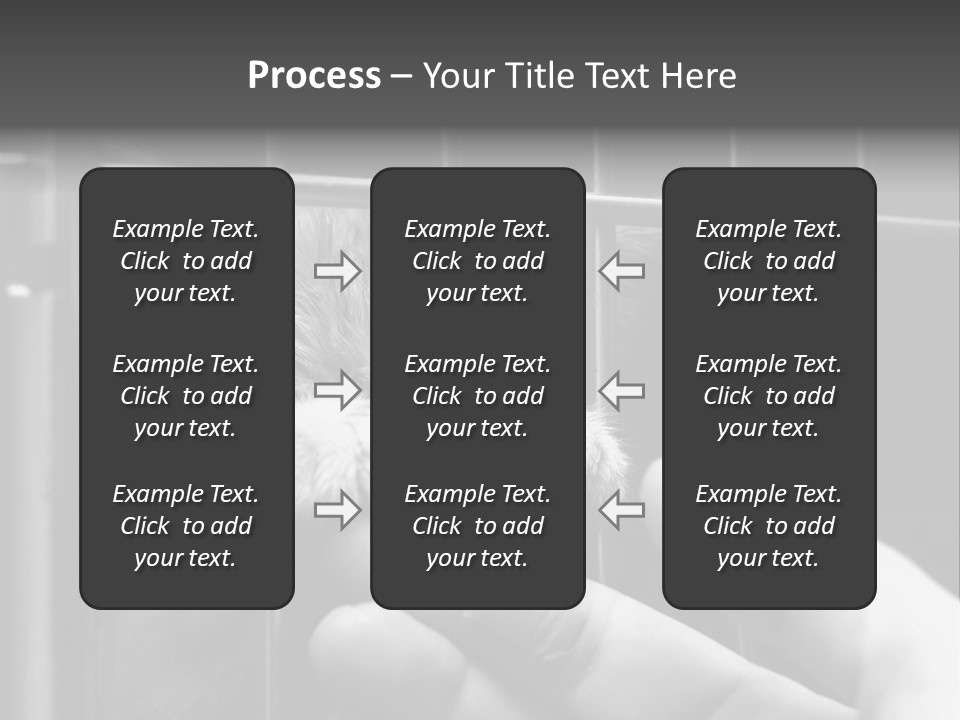 Fingers Alone Pet PowerPoint Template