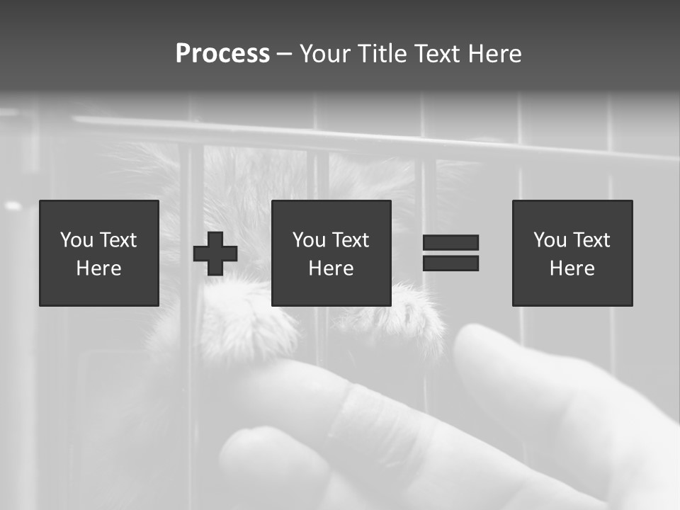 Fingers Alone Pet PowerPoint Template