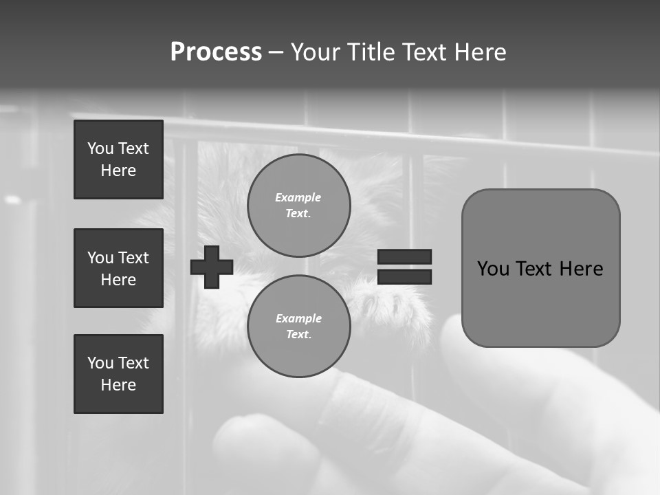 Fingers Alone Pet PowerPoint Template