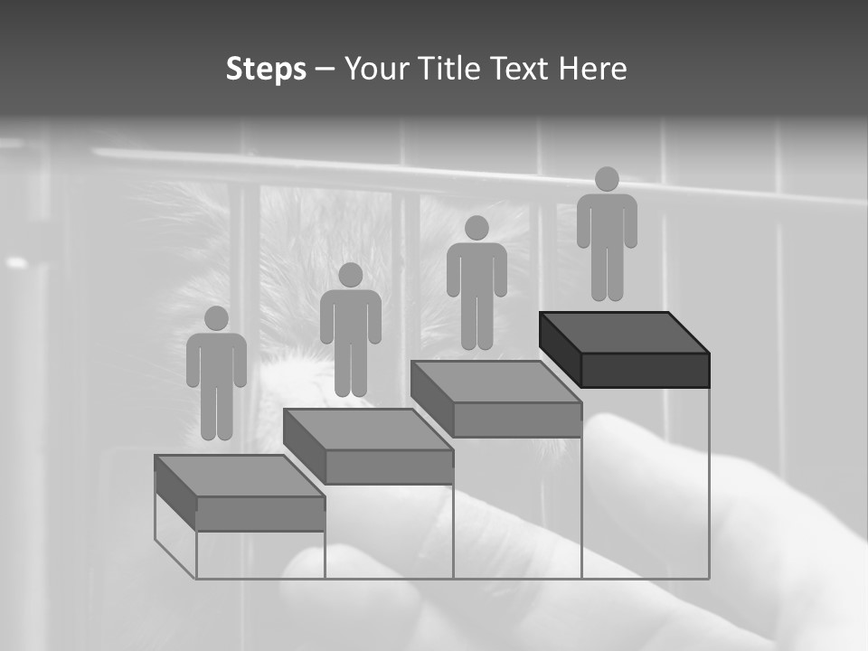 Fingers Alone Pet PowerPoint Template