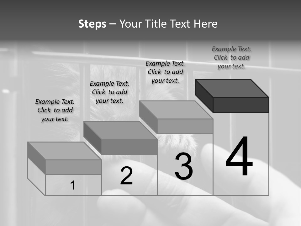 Fingers Alone Pet PowerPoint Template